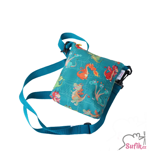Kabelka crossbody A6 dráčci